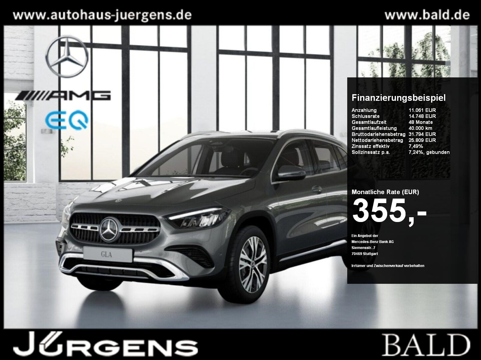 Mercedes-Benz GLA 180 Progressive+Cam+LED+Navi+Totw+Wide+PTS