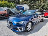 Audi A4 40 TFSI Stronic 2x S line LED SERVICE - Audi A4 mit Benzin-Antrieb: Blau, Teilleder, Kombi