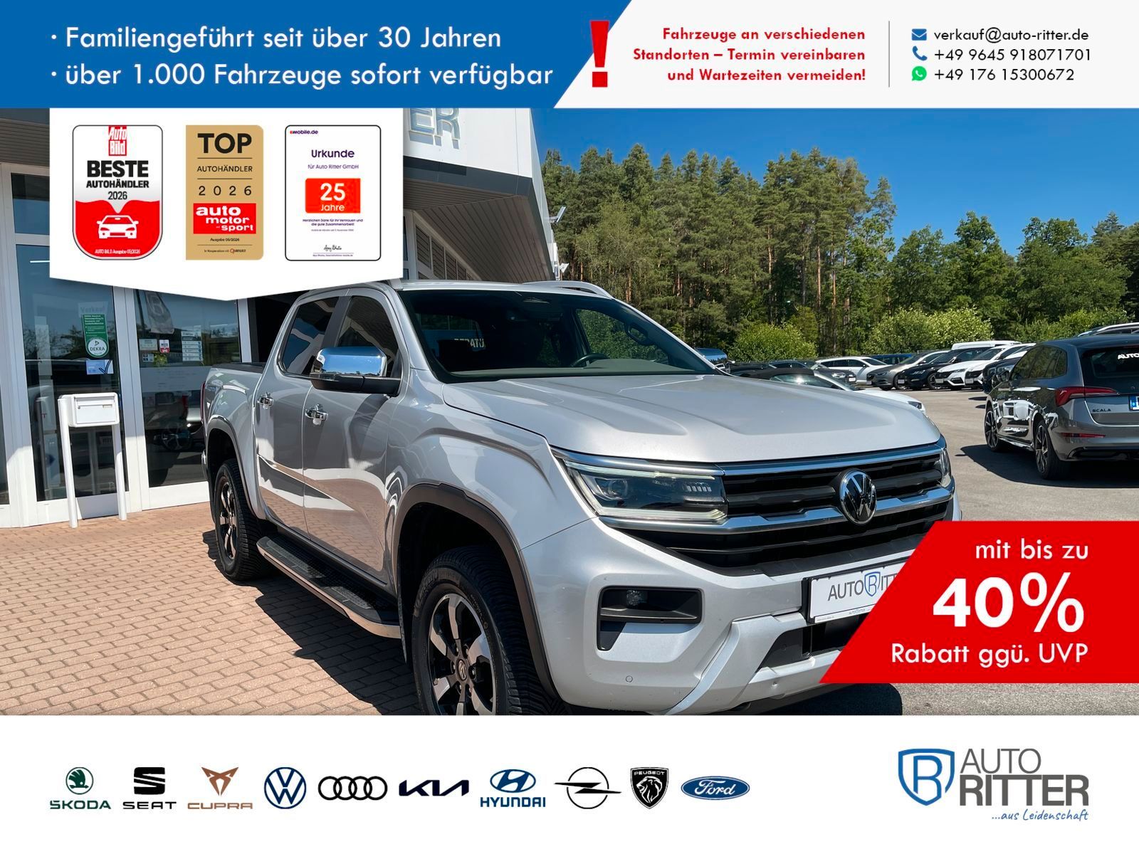 Volkswagen Volkswagen Amarok Style 4Motion Matrix-LED+CarPlay