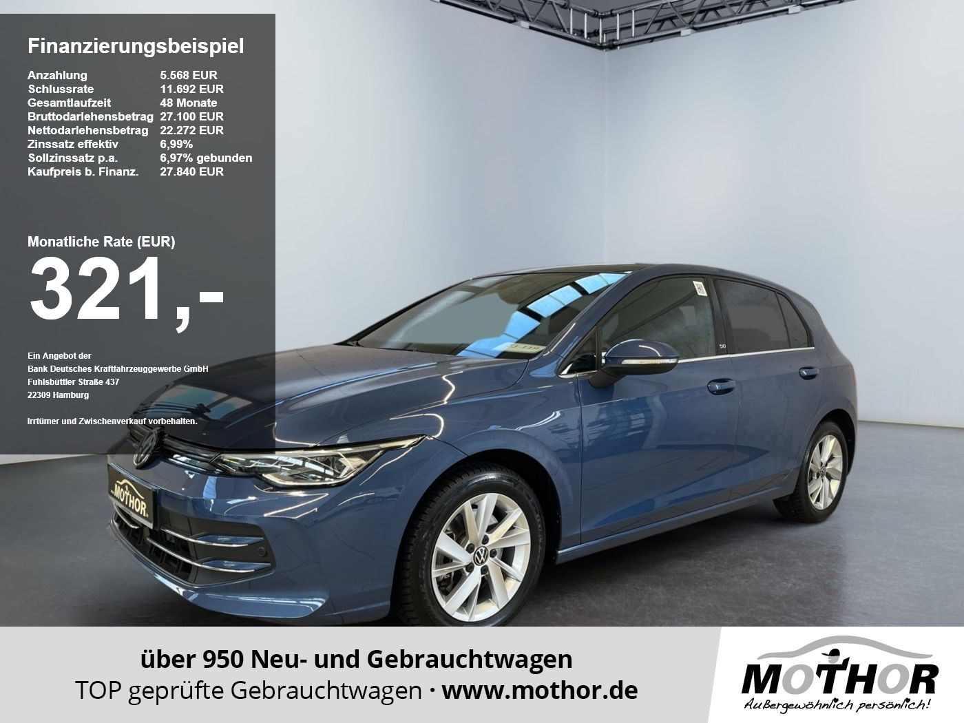 Volkswagen Golf VIII Edition 50 1.5 eTSI DSG HeadUp-Display foto 1