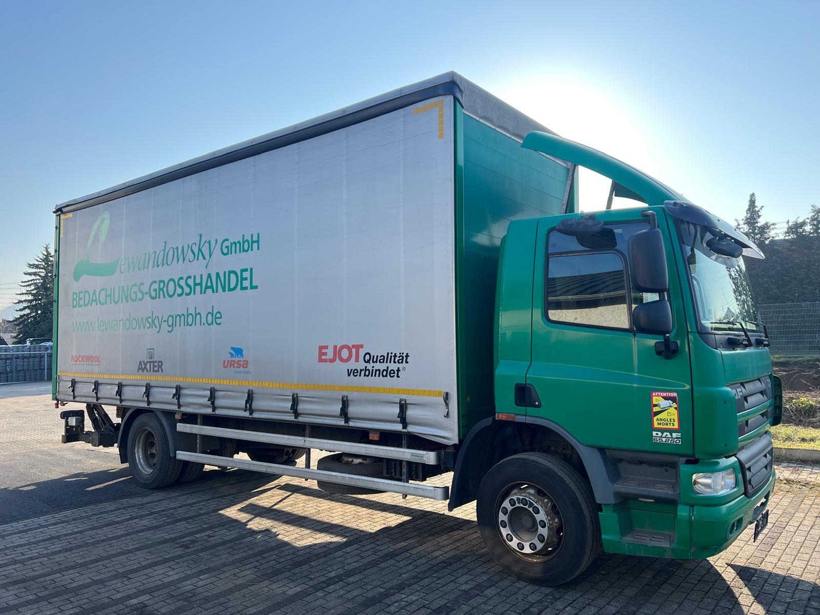 DAF CF65.250, Edscha, Schalter, Klima, Plane L7,35m