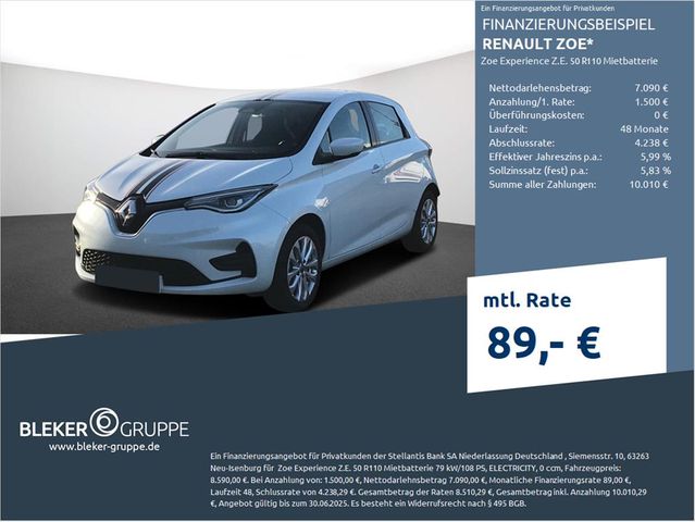 Renault ZOE Experience Z.E. 50 R110 Mietbatterie