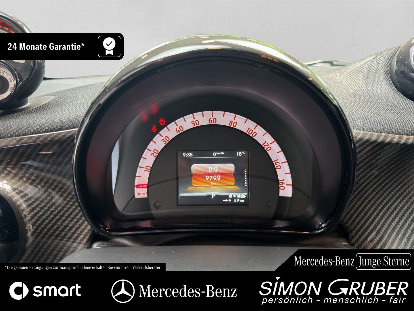 Fahrzeugabbildung Smart Smart fortwo Exclusive 22KW LED Kamera