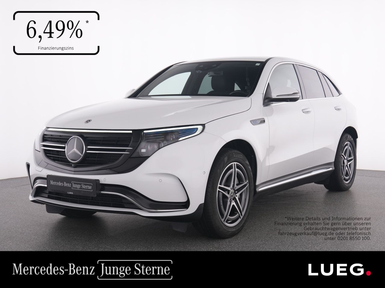 MERCEDES-BENZ EQC 400 4M AMG+MBUX+MBeam+KeylG+HeadUp+EHeck+360