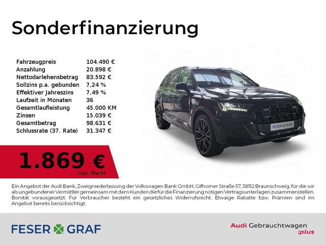 Audi Q7 S line 50 TDI qu. AZV/Standh./HD-Matrix/AIR