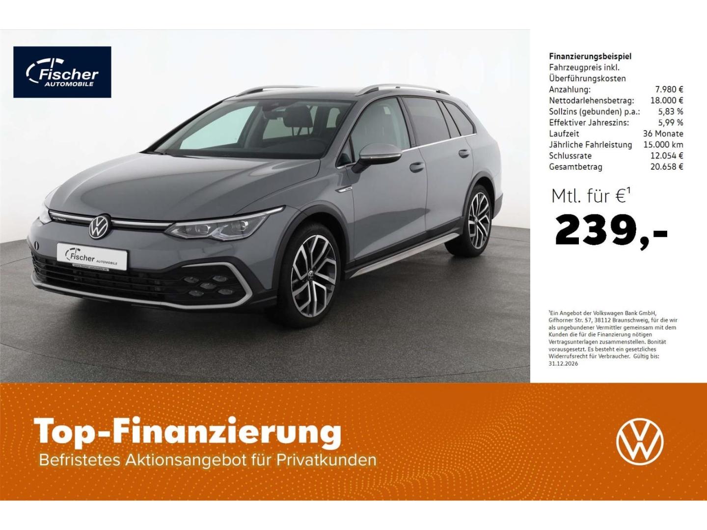 Volkswagen Golf Variant 2.0 TDI SCR 4Motion Alltrack