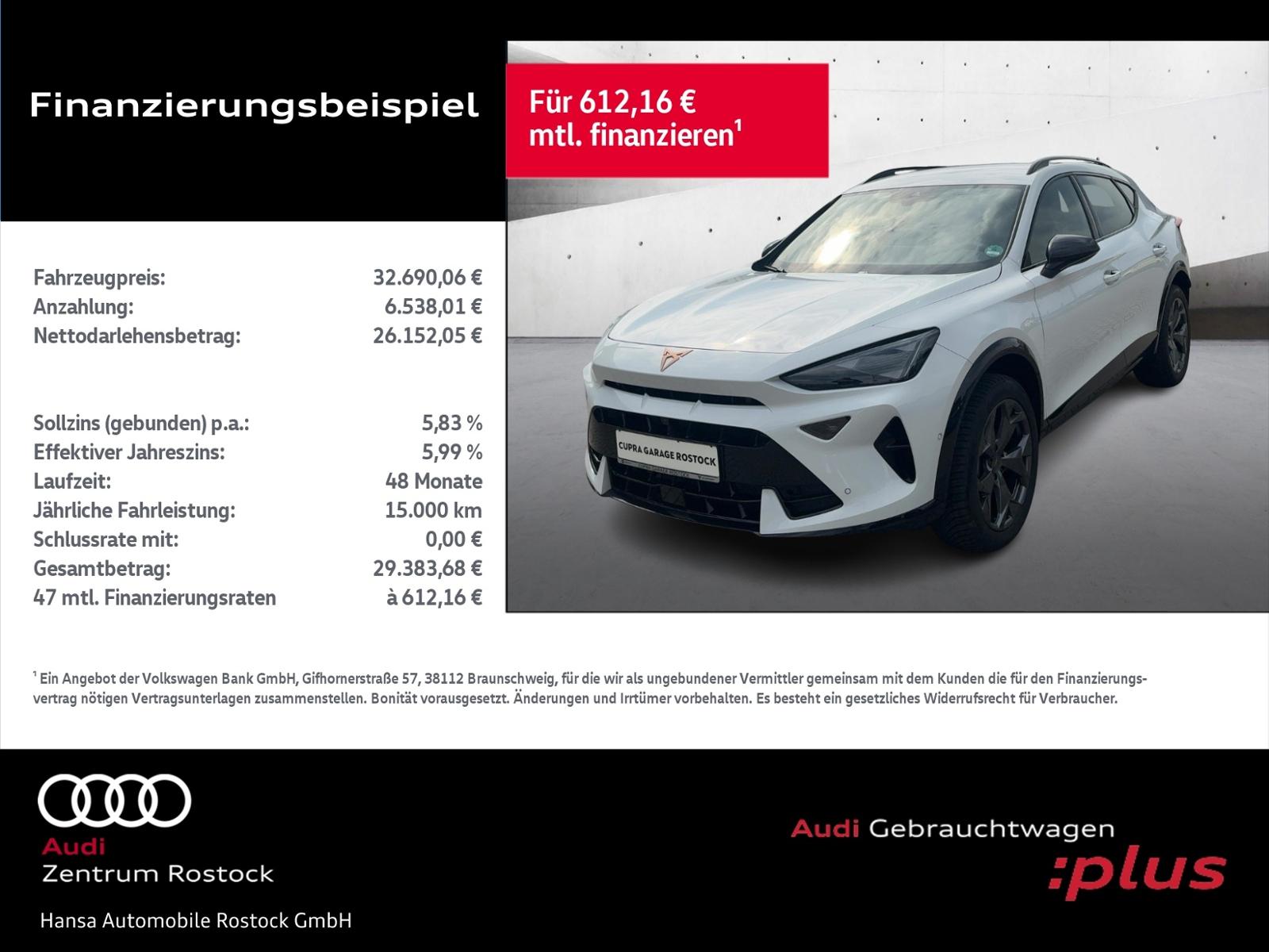 Cupra Formentor 2.0 TDI+Navi+Led+Full Link+Sennheiser+
