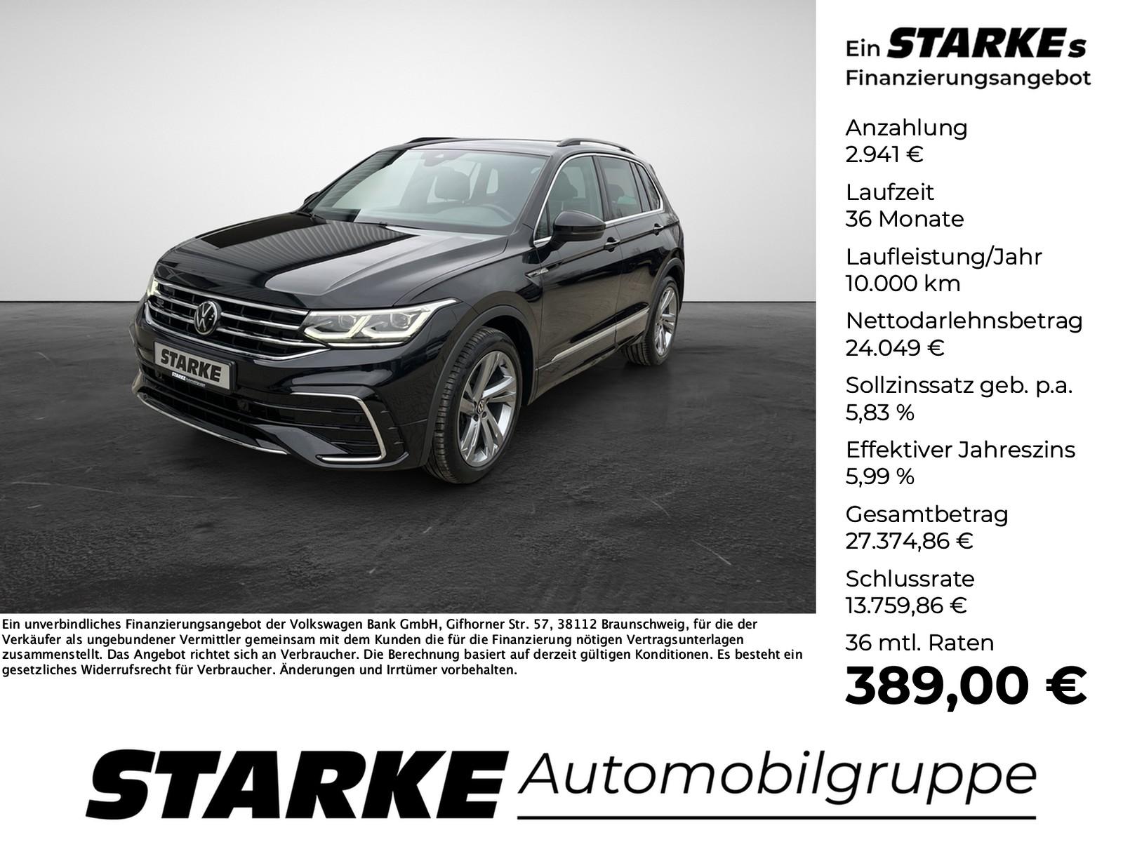 Volkswagen Tiguan 1.5 TSI DSG R-Line  Navi LED PDC LM Tempo