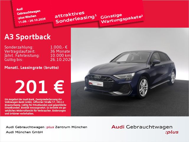 Audi A3 Sportback TDI S tronic S line Virtual+/ACC/LE