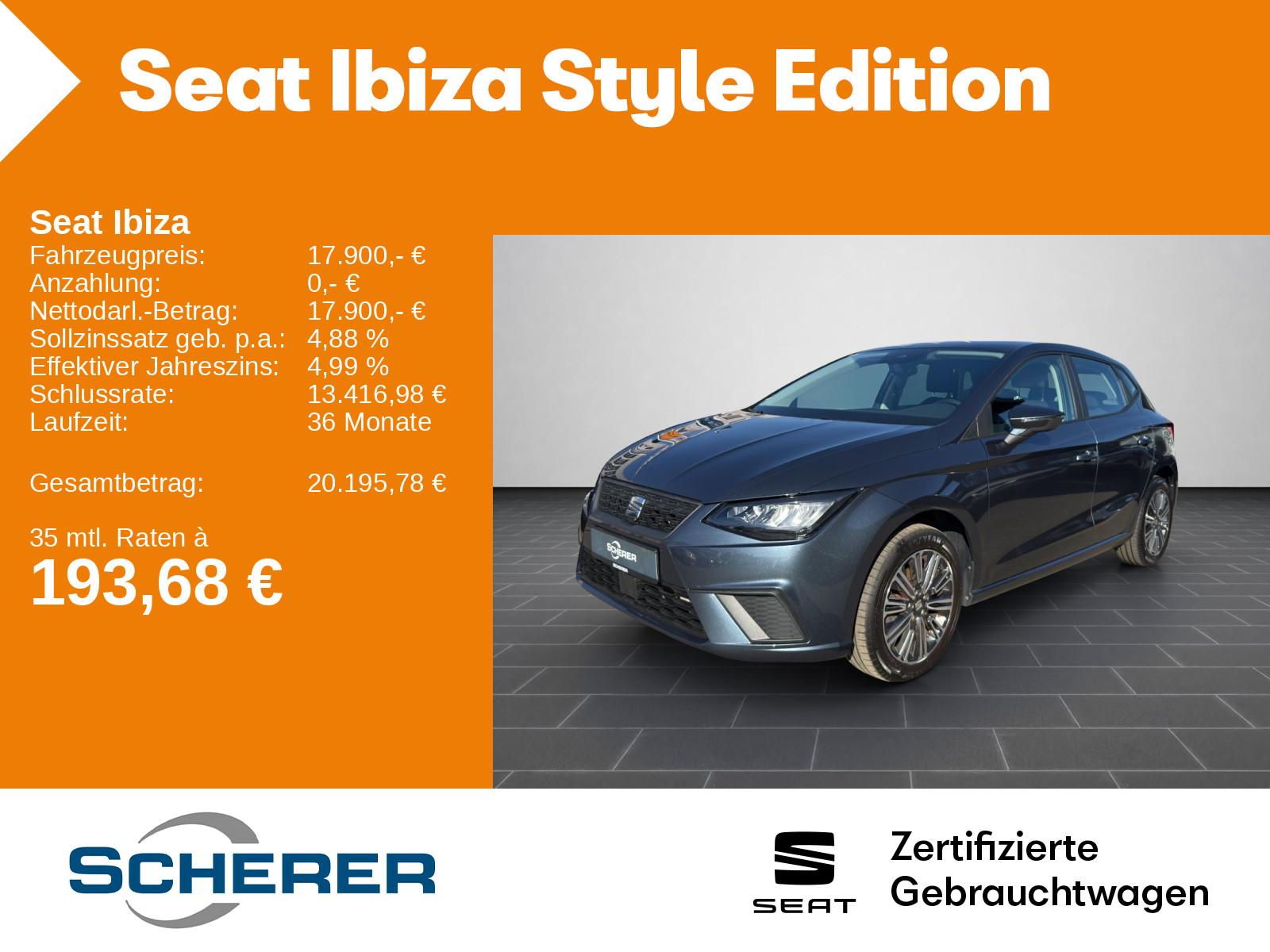 Seat Ibiza Style 1.0 TSI Full Link LED Scheinwerfer S