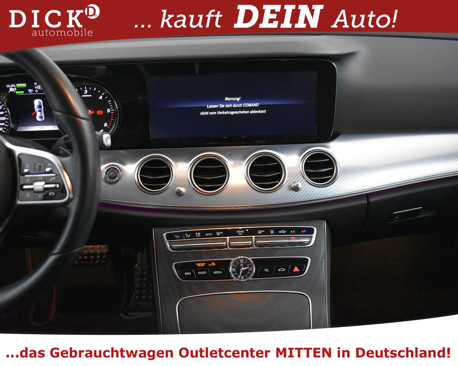 MERCEDES-BENZ E300de 2X Avantg AIRMAT+BURMES+360+STDHZ+COMAND+ - Image 14