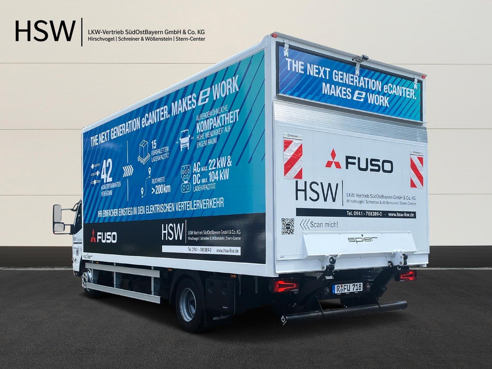 Mitsubishi Fuso Canter 7C18E L-Batt Elektro Koffer LBW