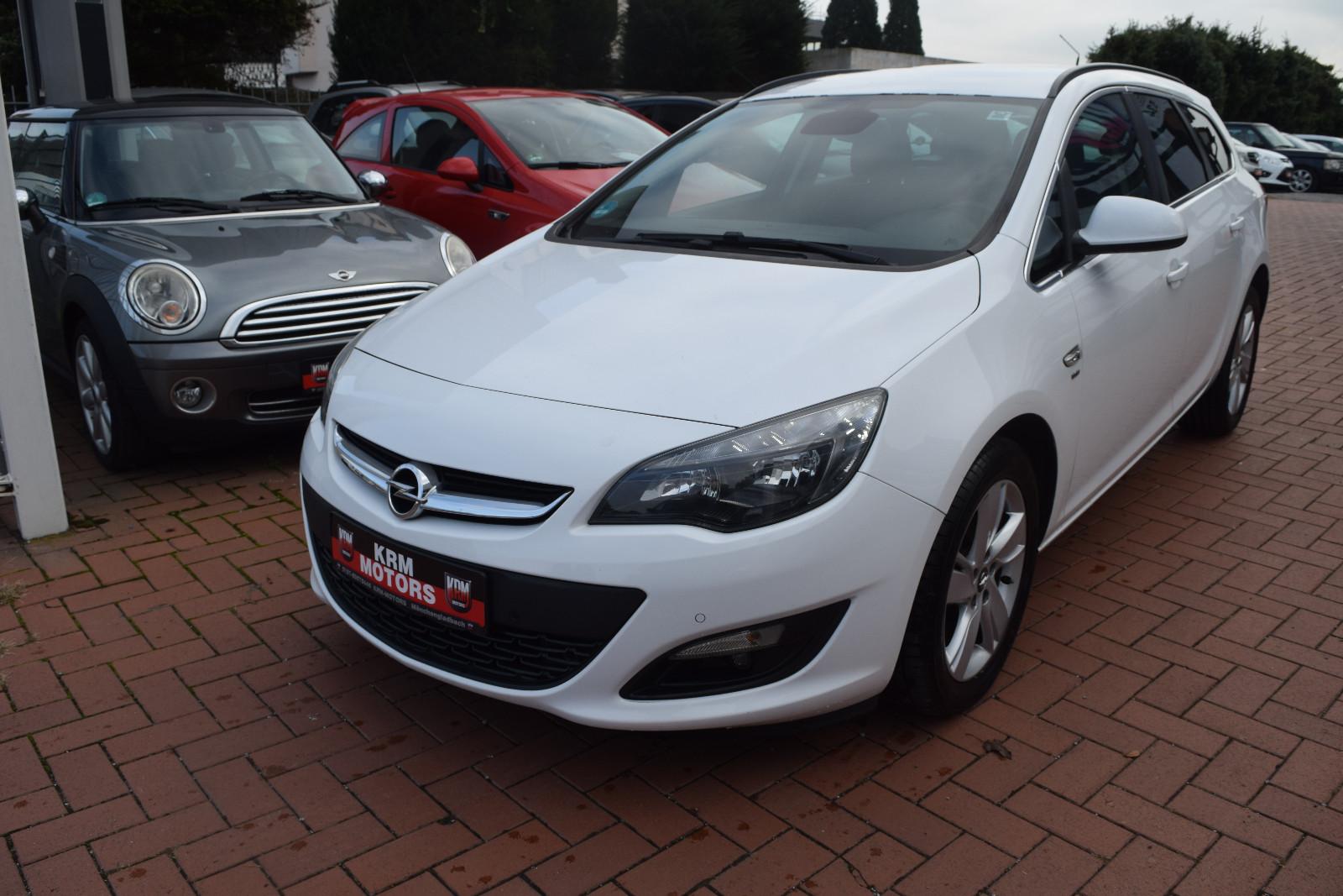 Opel Astra 2014 — engine 1.598 cm³, 110 HP (81kW)