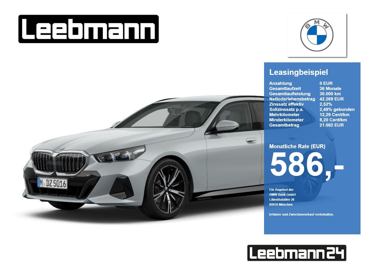 BMW 520d Touring M-Sport AHK Finanzierung ab 1,49%