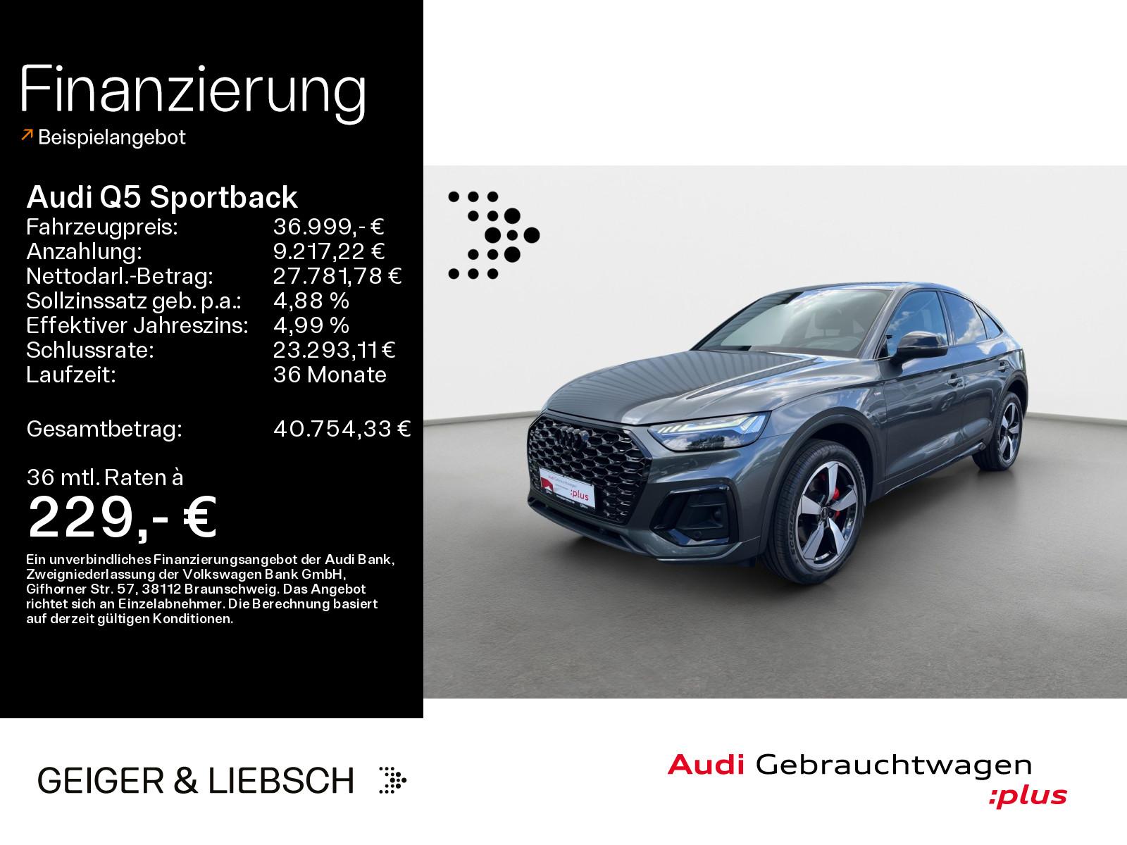 Audi Q5 Sportback 40 TDI quattro S-LINE*NAVI-PLUS*MAT