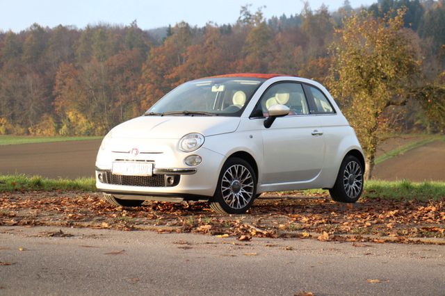 Fiat 500C 1.4 16V Lounge C Lounge Perlmuttweiss