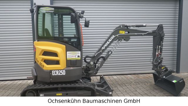 Volvo ECR 25D Top Ausstattung, Lagermaschine Neu