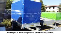 Humbaur HA 15 25 13 FS Einachsanhänger - Hochplane blau