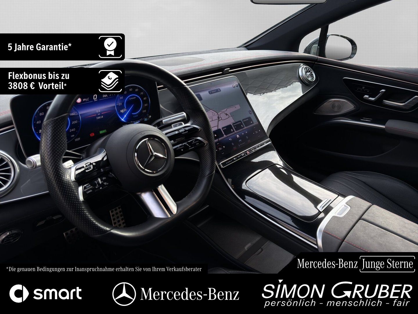 Fahrzeugabbildung Mercedes-Benz EQS 350 AMG Pano HUD DigiLight HaL Burmes 21Zoll