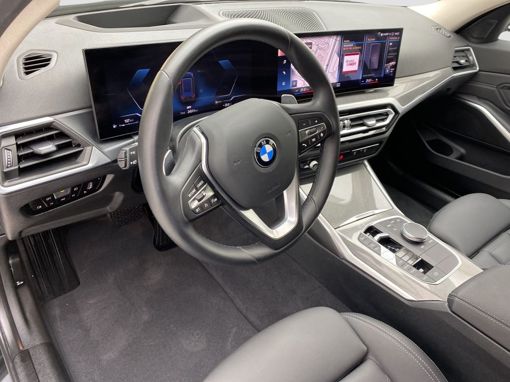 BMW 330 2023 г. Чёрный, пробег 24509 км