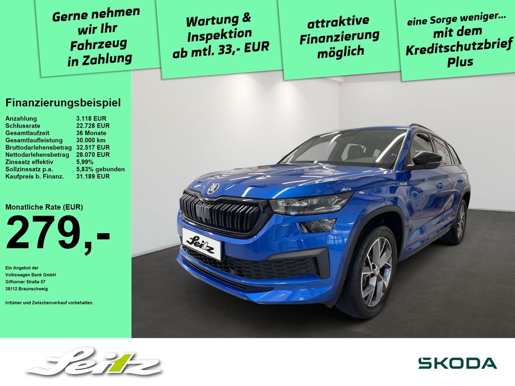 Skoda Kodiaq 2.0 TDI 4x4 Sportline *MATRIX*PANO*NAVI*
