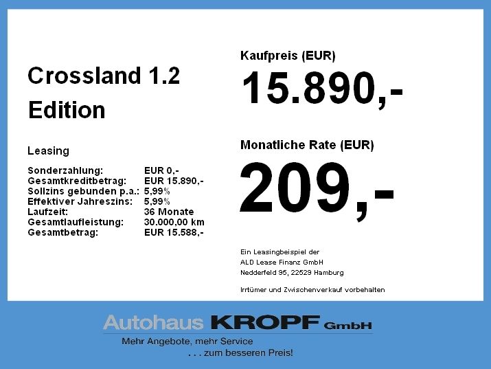 Opel Crossland (X) - Bild 4