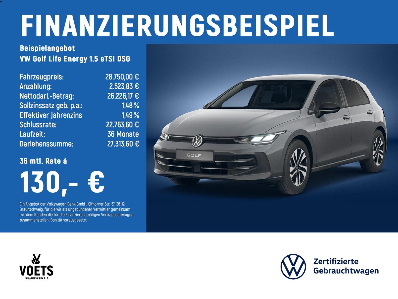 Volkswagen Golf Life Energy 1.5 eTSI DSG LED RearView PDC foto 1
