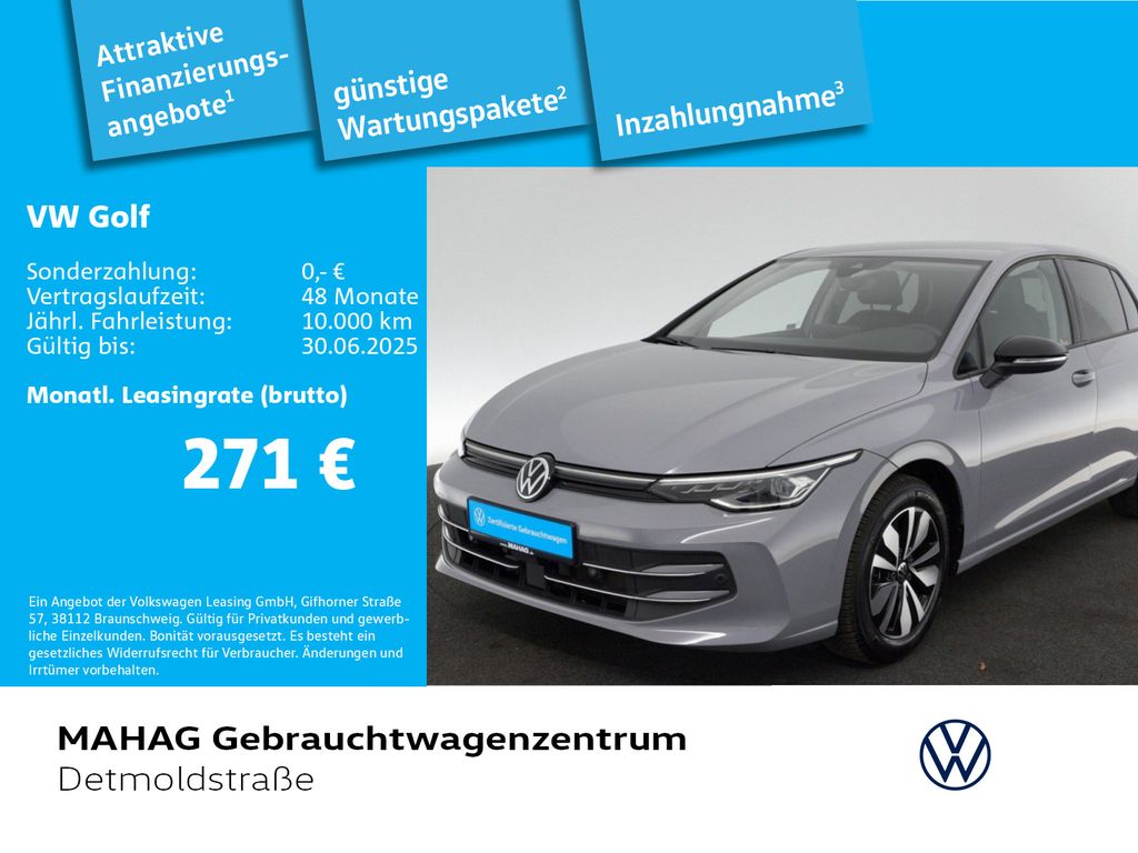 Volkswagen Golf VIII 1.5 TSI GOAL AHK LED+Navi AppConnect 6