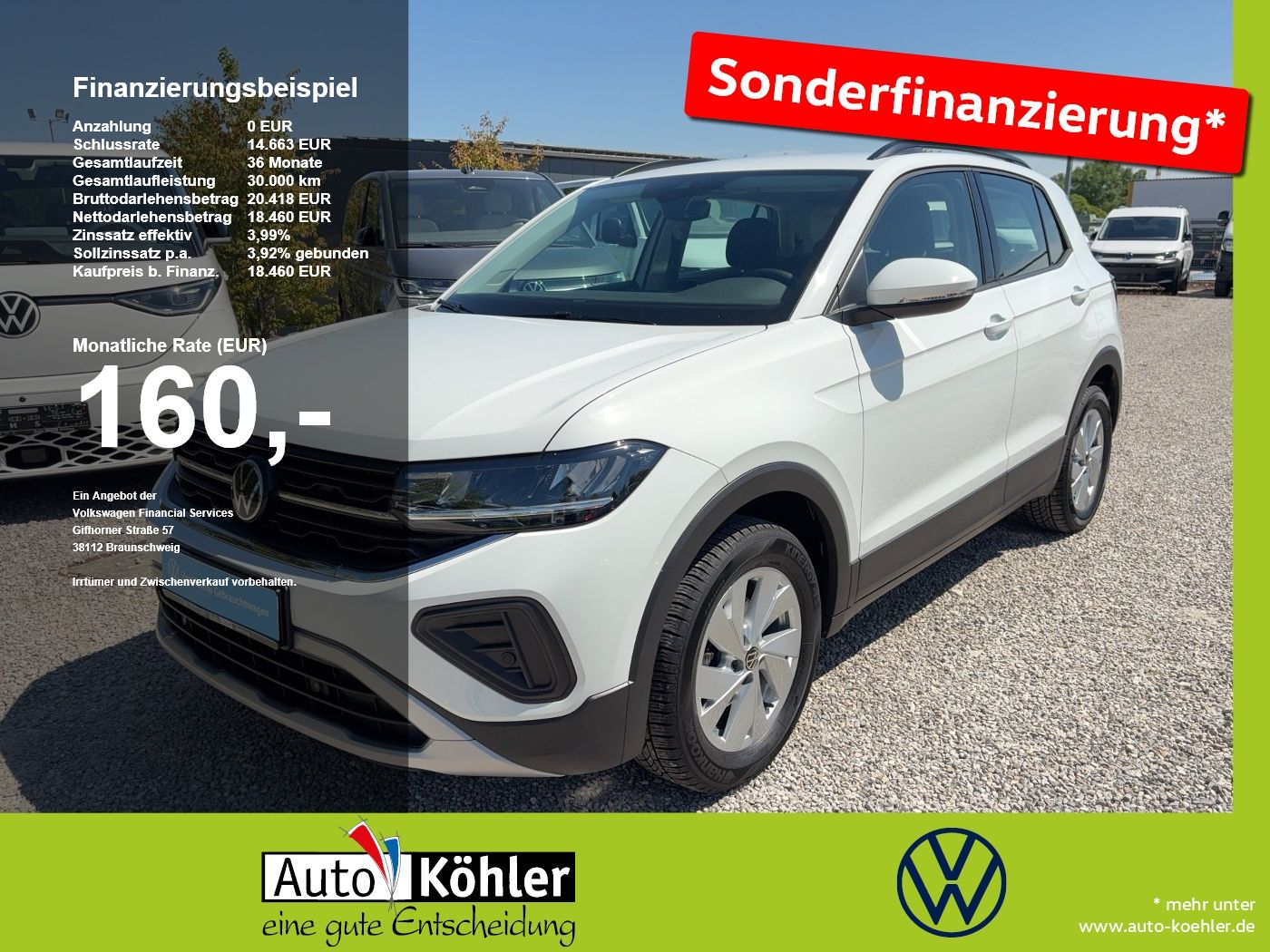 VW T-Cross Life TSI CarPlay/Kamera/ACC/LED/Shz/Alu