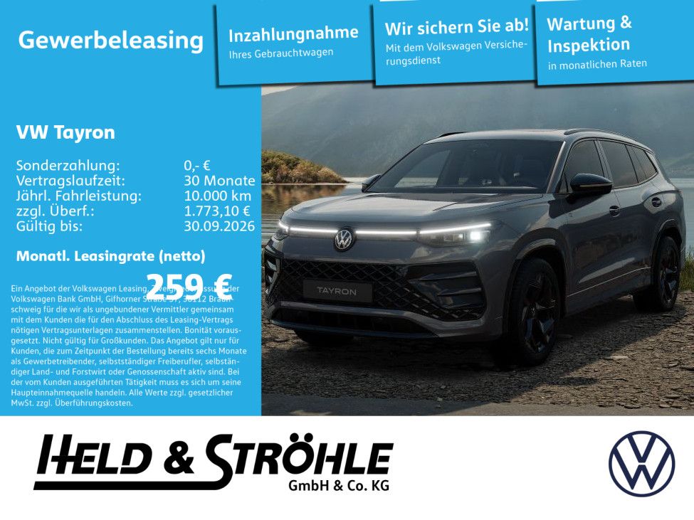 Volkswagen Tayron R-Line 2.0TSI 4M - limitierte Stückzahl