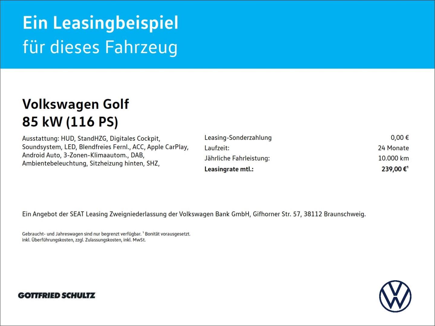 Volkswagen Golf VIII 1.5 eTSI DSG Navi ACC LED Leichtmetall