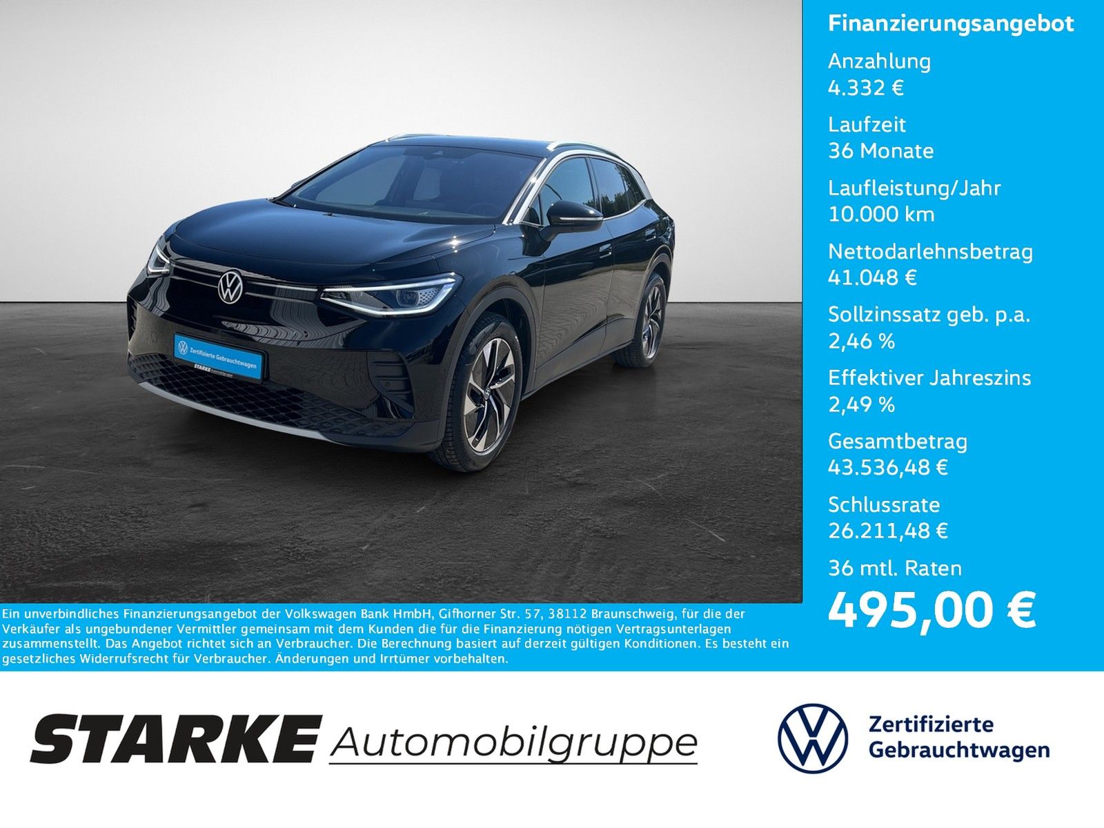 Volkswagen ID.4 Pro 4M Infotainment-Paket  HeadUp AHK Navi 