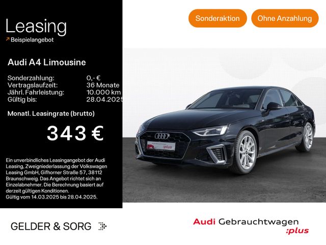 Audi A4 Limousine 45 TFSI qu. S line RFK*Virtual*LED