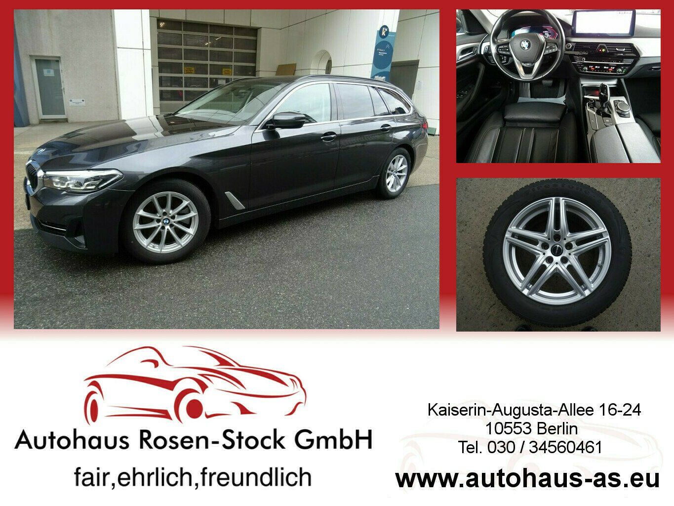 BMW 520d Tour Autom,Leder,AHK,ACC,Kamera