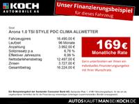 Seat Arona 1.0 TSI STYLE PDC CLIMA ALLWETTER