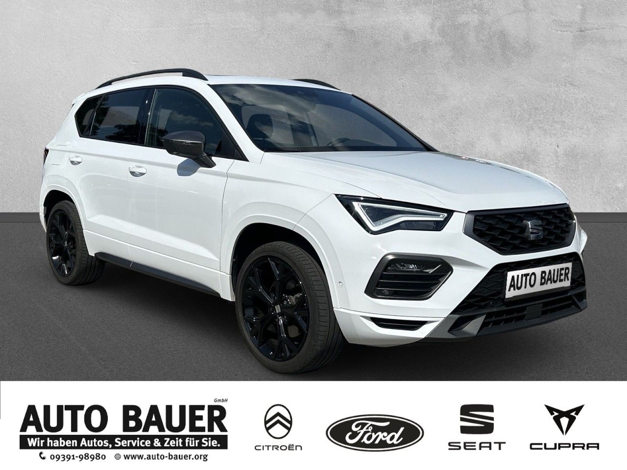 Fahrzeugabbildung SEAT ATECA FR 2.0 TSI 190 PS DSG 4Drive*AHK* - mit KI generiert/bearbeitet