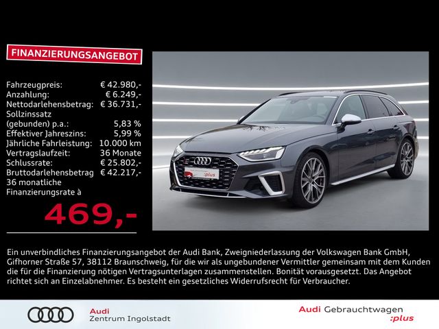 Audi S4 Avant TDI qu S-Sitze AHK ACC LED NAVI KAM 19"