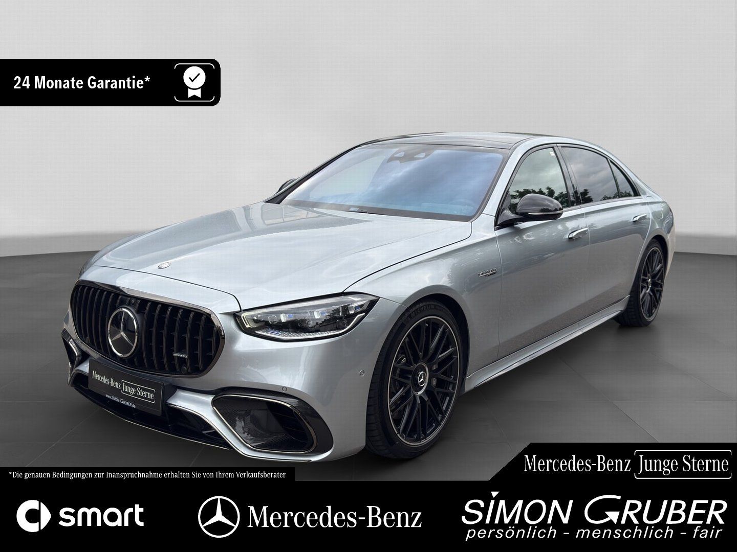 Fahrzeugabbildung Mercedes-Benz S 63 e Perfo L Chauffeur Carbon Burm4D Fondent.