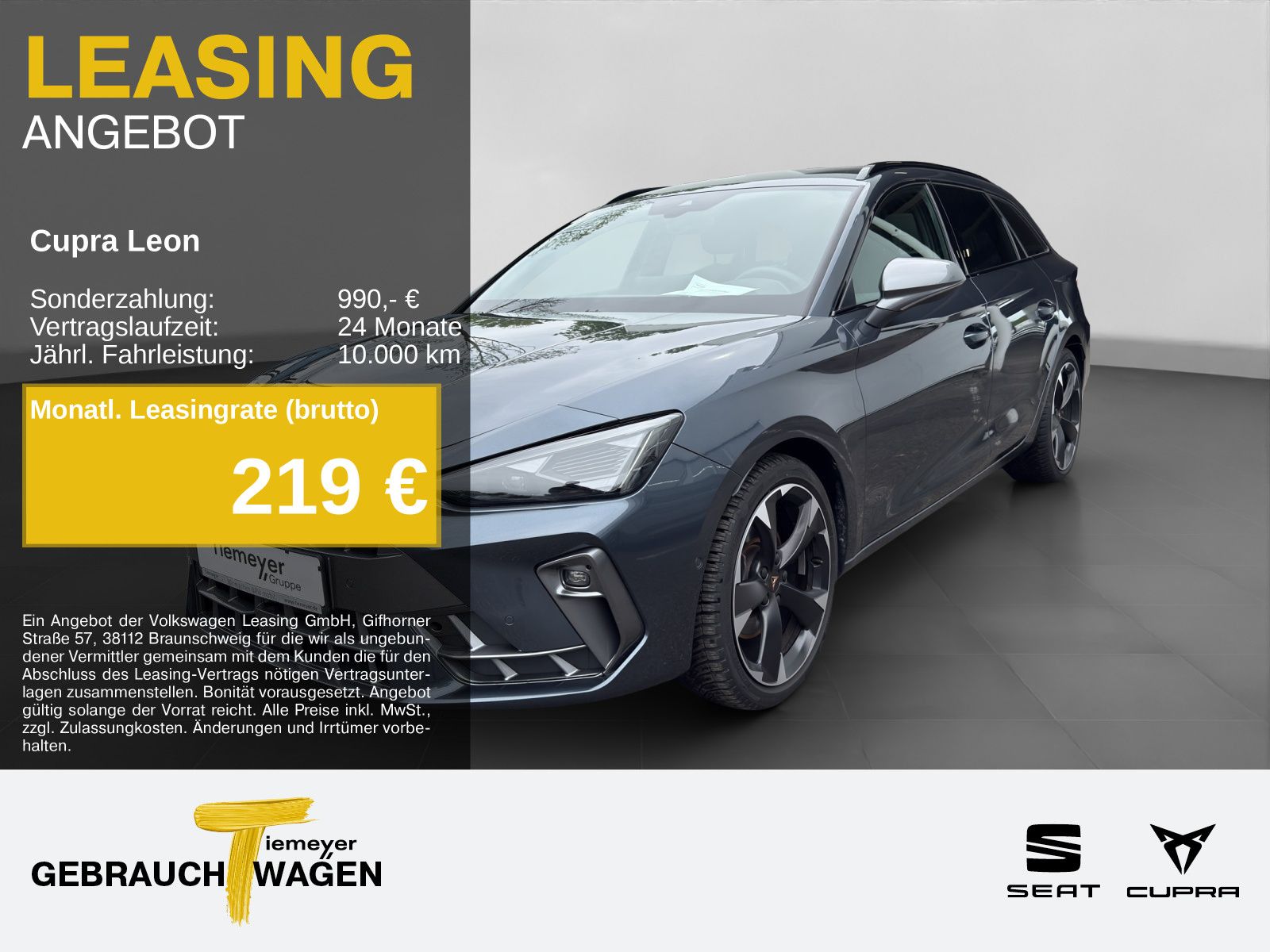 Cupra Leon Sportstourer 2.0 TDI DSG AHK KEYLESS ACC NA