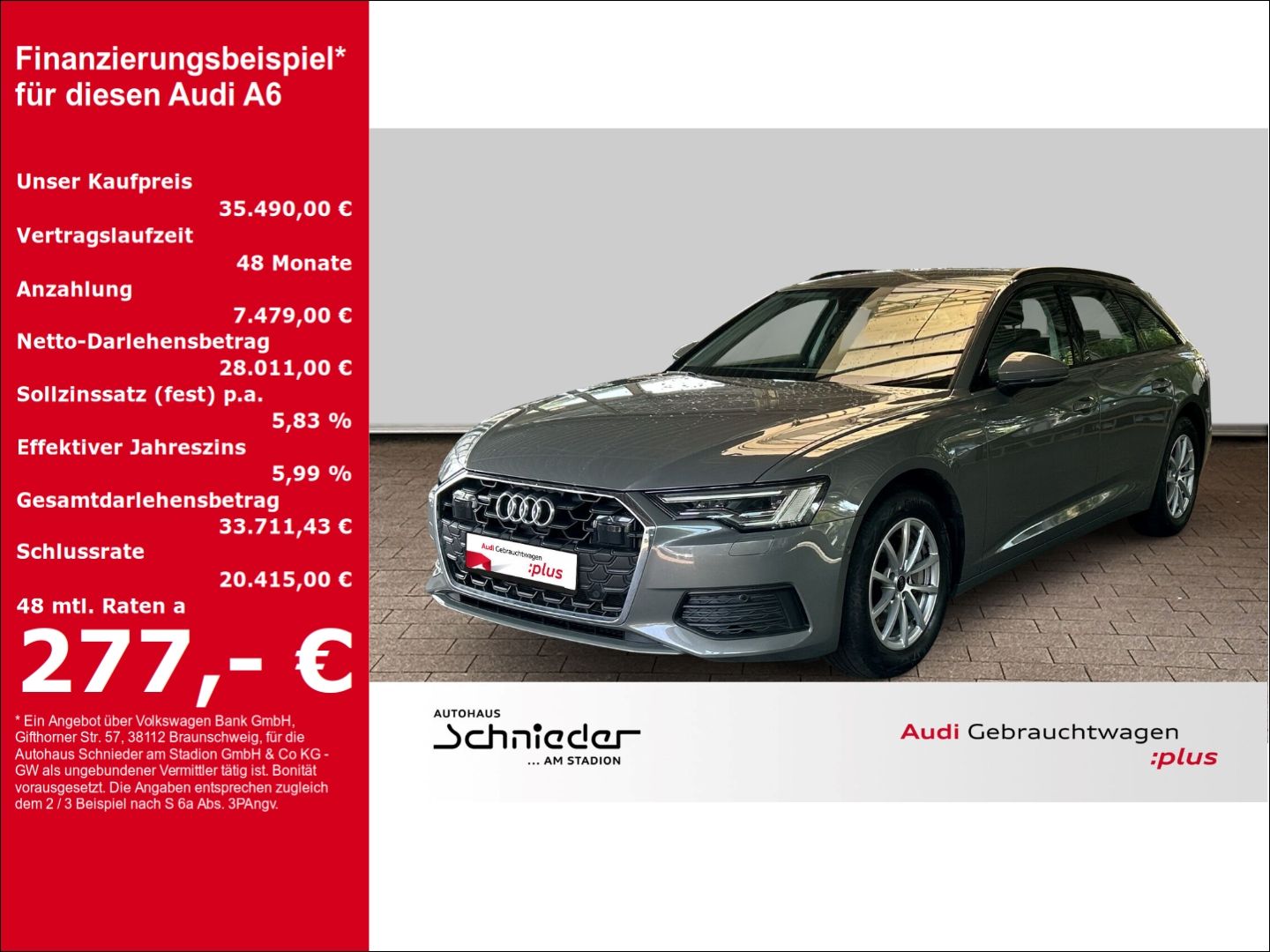 Audi A6 basis Avant 45 TDI S tronic LED Navi quattro foto 1