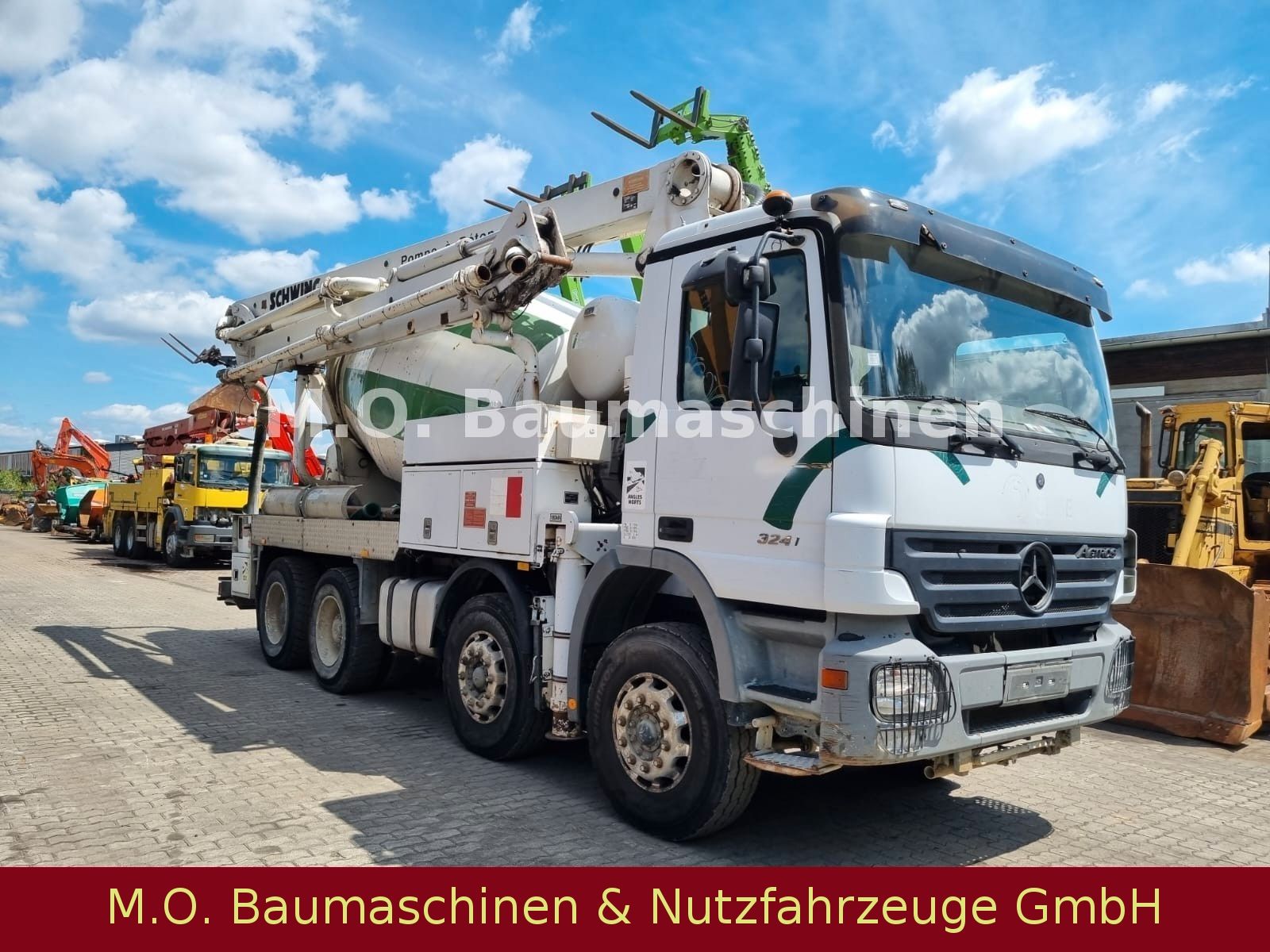 Fahrzeugabbildung Mercedes-Benz Actros 3241 Betonmischer+ Schwing Setter Pumpe