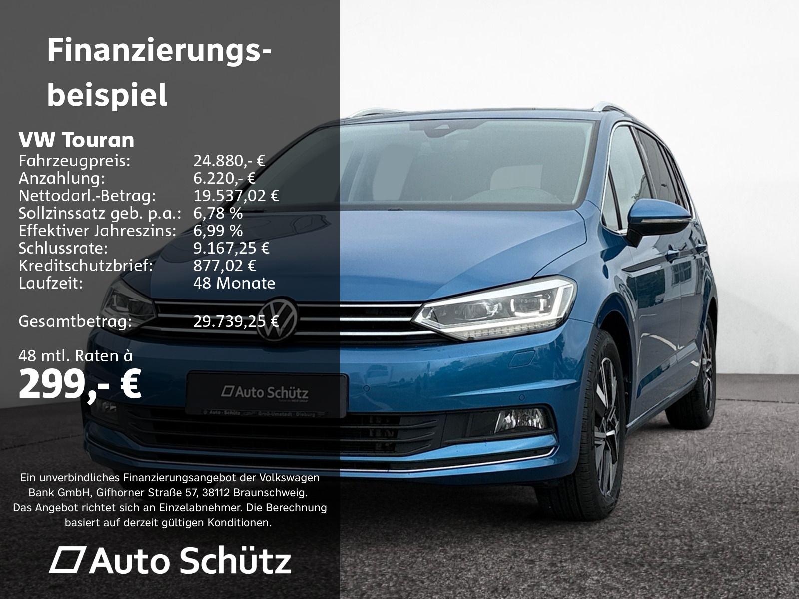 Volkswagen Touran 1.5 TSI Highline+DSG+NAVI+AHK+LED+RFK+ACC