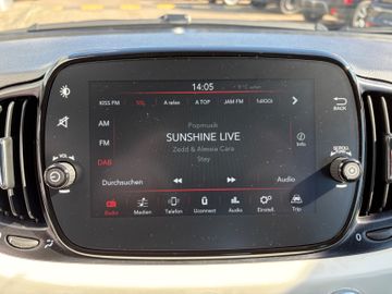 Fahrzeugabbildung Fiat 500 Mild Hybrid Klima Temp UConnect uvm.