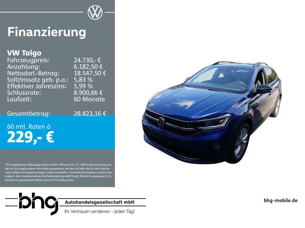 Volkswagen Taigo 1.5 TSI DSG ENERGY