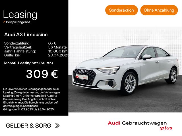 Audi A3 Limousine 30 TFSI Virtual*RFK*LED*Sound*Pano