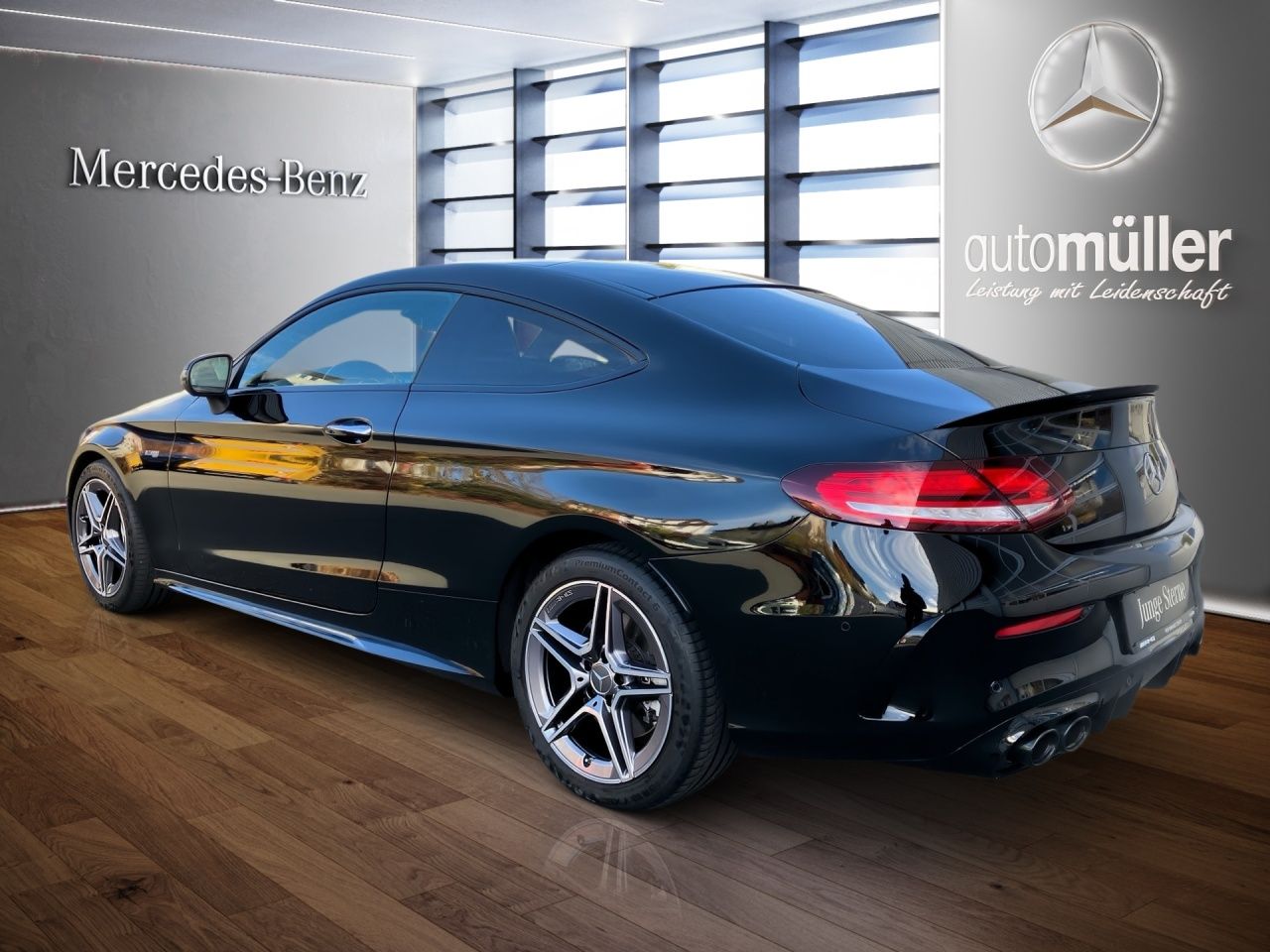 Fahrzeugabbildung Mercedes-Benz AMG C 43 4M Coupé PANO+DIS+BUR+360+PERF.SI+NIGHT