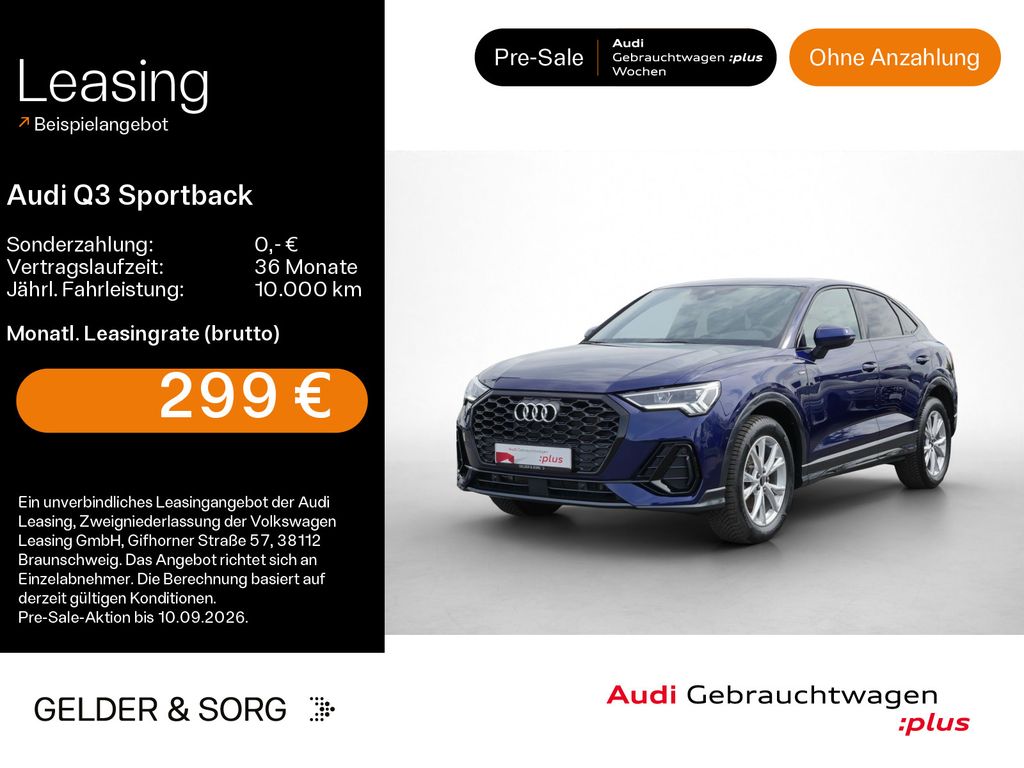 Audi Q3 Sportback 35 TDI S line LED*AHK*RFK*ACC*