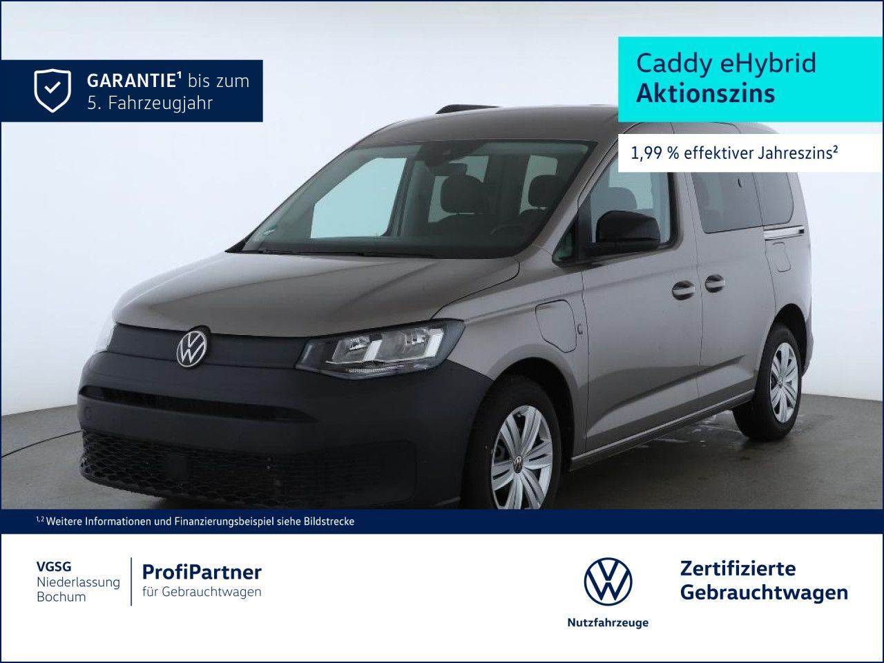 Volkswagen Caddy AHK Sitzhzg. TechnikPaket Klima