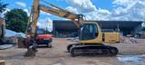 Komatsu PC200EL-6/1eHand DE/7.156 St./S.W.+2xLöffel - Komatsu Kettenbagger