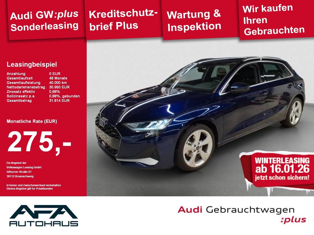 A3 Sportback 30 TFSI S tronic Navi*RFK*PDC